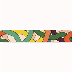 Snake Stripes Intertwined Abstract Small Bar Mat by Vaneshop