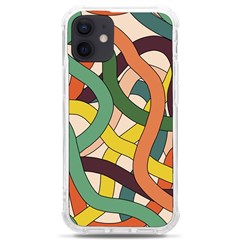 Snake Stripes Intertwined Abstract Iphone 12 Mini Tpu Uv Print Case	 by Vaneshop