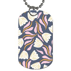 Flowers Pattern Floral Pattern Dog Tag (one Side) by Vaneshop