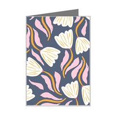 Flowers Pattern Floral Pattern Mini Greeting Card by Vaneshop