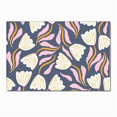 Flowers Pattern Floral Pattern Postcards 5  X 7  (pkg Of 10) by Vaneshop