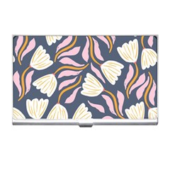 Flowers Pattern Floral Pattern Business Card Holder by Vaneshop