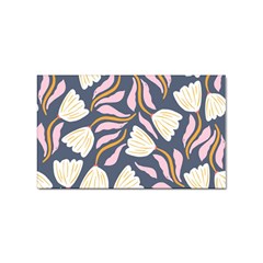 Flowers Pattern Floral Pattern Sticker Rectangular (100 Pack)