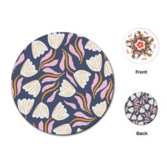 Flowers Pattern Floral Pattern Playing Cards Single Design (round) by Vaneshop