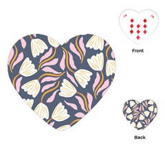 Flowers Pattern Floral Pattern Playing Cards Single Design (heart) by Vaneshop