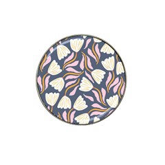 Flowers Pattern Floral Pattern Hat Clip Ball Marker (4 Pack) by Vaneshop