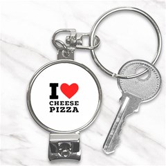 I Love Cheese Pizza Nail Clippers Key Chain by ilovewhateva