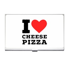 I Love Cheese Pizza Business Card Holder by ilovewhateva