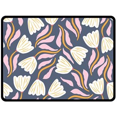 Flowers Pattern Floral Pattern Fleece Blanket (large) by Vaneshop