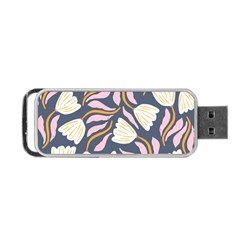 Flowers Pattern Floral Pattern Portable Usb Flash (two Sides) by Vaneshop