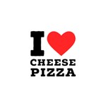 I love cheese pizza Play Mat (Square) Front