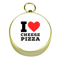 I Love Cheese Pizza Gold Compasses