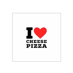 I love cheese pizza Satin Bandana Scarf 22  x 22 