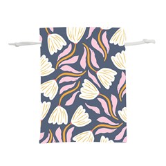 Flowers Pattern Floral Pattern Lightweight Drawstring Pouch (l) by Vaneshop