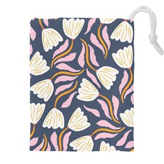 Flowers Pattern Floral Pattern Drawstring Pouch (5xl) by Vaneshop