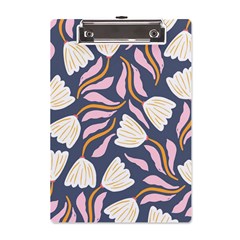 Flowers Pattern Floral Pattern A5 Acrylic Clipboard by Vaneshop