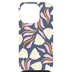 Flowers Pattern Floral Pattern Iphone 14 Pro Black Uv Print Case