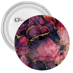 Pink Texture Resin 3  Buttons