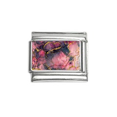 Pink Texture Resin Italian Charm (9mm)