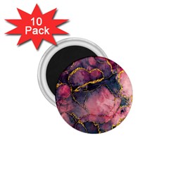 Pink Texture Resin 1 75  Magnets (10 Pack)  by Vaneshop