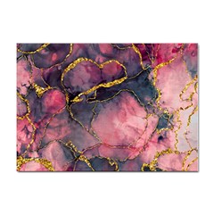 Pink Texture Resin Sticker A4 (10 Pack)