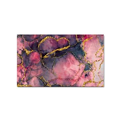 Pink Texture Resin Sticker (rectangular)