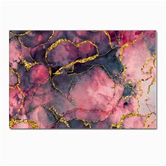 Pink Texture Resin Postcards 5  X 7  (pkg Of 10)