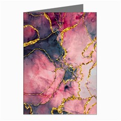 Pink Texture Resin Greeting Cards (pkg Of 8)