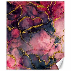 Pink Texture Resin Canvas 20  X 24 