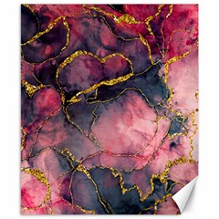 Pink Texture Resin Canvas 8  X 10  by Vaneshop