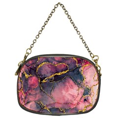 Pink Texture Resin Chain Purse (one Side) by Vaneshop