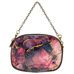 Pink Texture Resin Chain Purse (two Sides) by Vaneshop