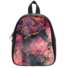 Pink Texture Resin School Bag (small)