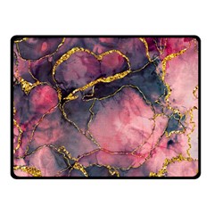 Pink Texture Resin Fleece Blanket (small) by Vaneshop