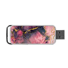 Pink Texture Resin Portable Usb Flash (one Side) by Vaneshop