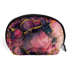 Pink Texture Resin Accessory Pouch (large) by Vaneshop