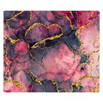 Pink Texture Resin Two Sides Premium Plush Fleece Blanket (Small) 50 x40  Blanket Front