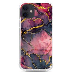 Pink Texture Resin Iphone 12/12 Pro Tpu Uv Print Case by Vaneshop