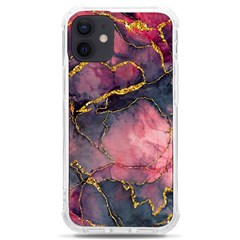 Pink Texture Resin Iphone 12 Mini Tpu Uv Print Case	 by Vaneshop