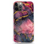 Pink Texture Resin iPhone 12 Pro max TPU UV Print Case Front