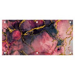 Pink Texture Resin Banner And Sign 6  X 3 