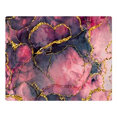 Pink Texture Resin Premium Plush Fleece Blanket (large)