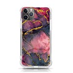 Pink Texture Resin iPhone 11 Pro 5.8 Inch TPU UV Print Case Front