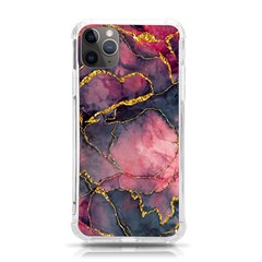 Pink Texture Resin Iphone 11 Pro Max 6 5 Inch Tpu Uv Print Case by Vaneshop