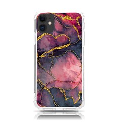 Pink Texture Resin Iphone 11 Tpu Uv Print Case by Vaneshop