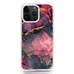 Pink Texture Resin Iphone 14 Pro Max Tpu Uv Print Case by Vaneshop