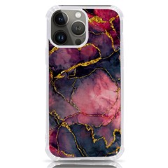 Pink Texture Resin Iphone 13 Pro Max Tpu Uv Print Case by Vaneshop