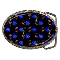 Background Pattern Graphic Belt Buckles