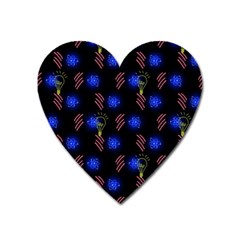 Background Pattern Graphic Heart Magnet by Vaneshop