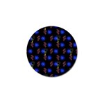 Background Pattern Graphic Golf Ball Marker Front